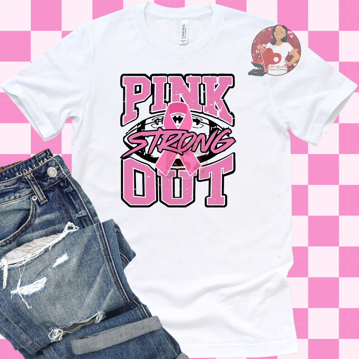 Pink Strong Out Tee