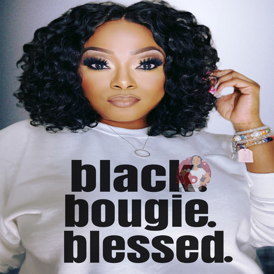 Black Bouige Blessed Tee