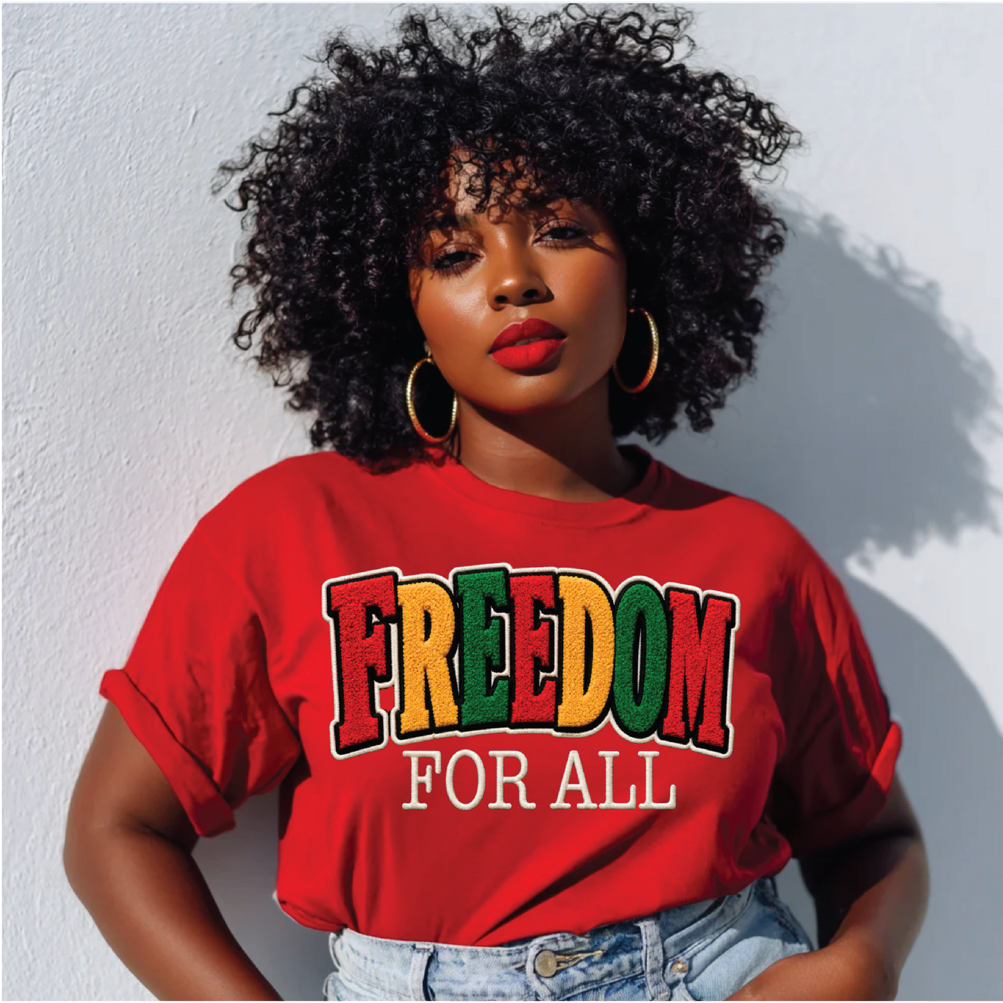 FREEDOM FOR ALL TEE Design