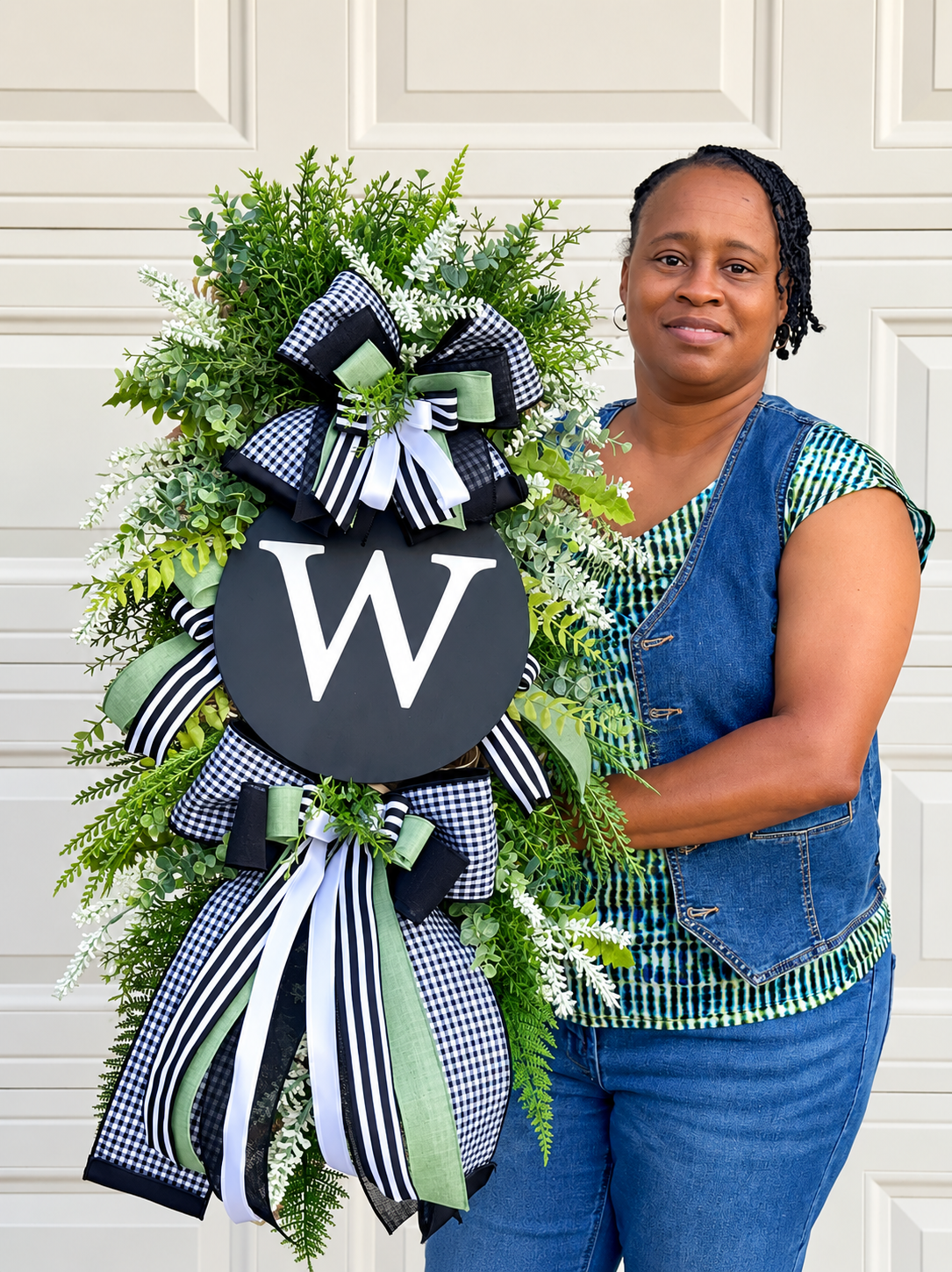 Premium Personalized Initial Door Swag